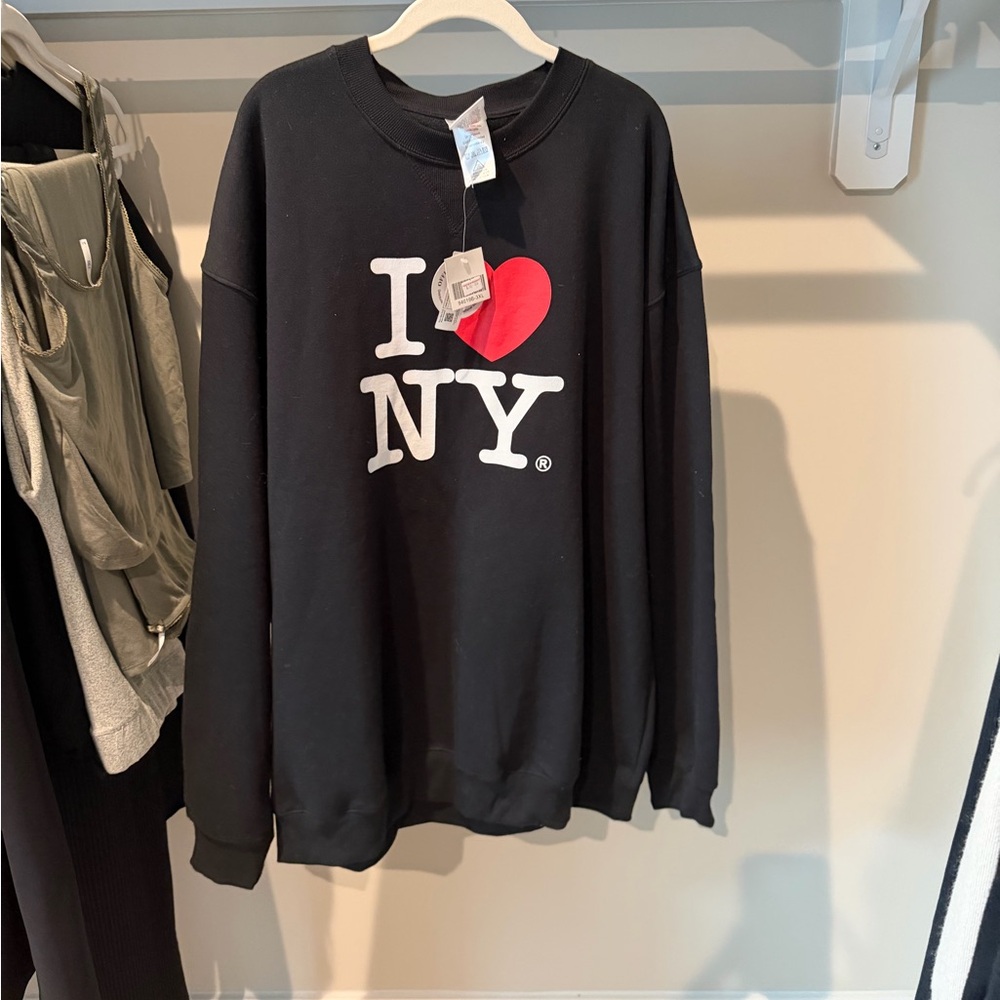 I ♥ NY Black Crewneck Sweatshirt — 3XL — NWT